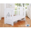 Lettino Neonato 120x60cm Bianca Grigio Glamour
