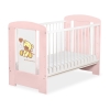 Lettino Neonato 120x60cm Creme Rosa Cipria Nastro