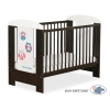 Lettino Neonato 120x60cm Marrone Gufi