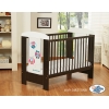 Lettino Neonato 120x60cm Marrone Gufi