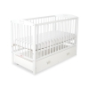 Lettino Neonato 120x60cm con Cassetto Maxi