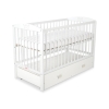 Lettino Neonato 120x60cm con Cassetto Maxi