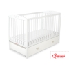 Lettino Neonato 120x60cm con Cassetto Maxi