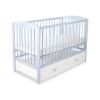 Lettino Neonato 120x60cm con Cassetto Maxi