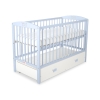 Lettino Neonato 120x60cm con Cassetto Maxi