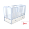Lettino Neonato 120x60cm con Cassetto Maxi
