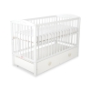 Lettino Neonato 120x60cm con Cassetto Maxi Cuori