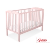 Lettino Neonato 120x60cm Rosa Cipria