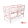 Lettino Neonato 120x60cm Rosa Cipria