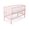 Lettino Neonato 120x60cm Rosa Cipria Stelle
