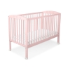 Lettino Neonato 120x60cm Rosa Cipria Stelle