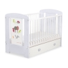 Lettino Neonato con Cassetto 120x60cm Maxi Foresta