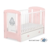 Lettino Neonato con Cassetto 120x60cm Maxi Glamour