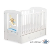 Lettino Neonato con Cassetto 120x60cm Maxi Notte