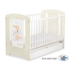 Lettino Neonato con Cassetto 120x60cm Standard
