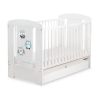 Lettino Neonato con Cassetto 120x60cm Standard Gufi