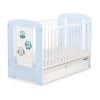 Lettino Neonato con Cassetto 120x60cm Standard Gufi