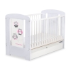 Lettino Neonato con Cassetto 120x60cm Standard Gufi