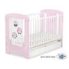 Lettino Neonato con Cassetto 120x60cm Standard Gufi