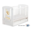 Lettino Neonato con Cassetto 120x60cm Standard Notte