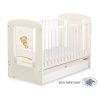 Lettino Neonato con Cassetto 120x60cm Standard Notte