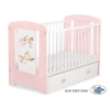 Lettino per Neonato 120x60cm con Cassetto Maxi