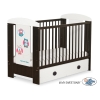 Lettino per Neonato 120x60cm con Cassetto Maxi Gufi