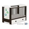 Lettino per Neonato 120x60cm con Cassetto Maxi Gufi