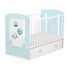 Lettino per Neonato 120x60cm con Cassetto Maxi Gufi