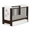 Lettino per Neonato 120x60cm con Cassetto Standard Gufi