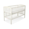 Lettino per Neonato 120x60cm Creme Cuori