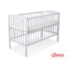Lettino per Neonato 120x60cm Grigio Cuori
