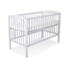 Lettino per Neonato 120x60cm Grigio Cuori