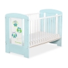 Lettino per Neonato 120x60cm Marrone Menta Gufi