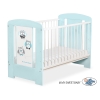 Lettino per Neonato 120x60cm Marrone Menta Gufi