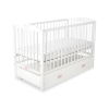 Lettino per Neonato 120x60cm con Cassetto Maxi