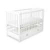 Lettino per Neonato 120x60cm con Cassetto Maxi Stelle
