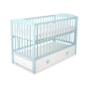 Lettino per Neonato 120x60cm con Cassetto Maxi Stelle