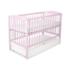 Lettino per Neonato 120x60cm con Cassetto Standard Stelle