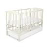 Lettino per Neonato 120x60cm con Cassetto Standard Stelle
