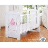 Letto Bebè 120x60cm Bianca Glamour