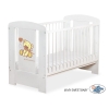 Letto Bebè 120x60cm Marrone Bianca Nastro
