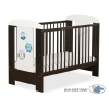 Letto Bebè 120x60cm Marrone Gufi