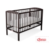 Letto Bebè 120x60cm Marrone Stelle