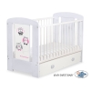 Letto Bebè con Cassetto 120x60cm Maxi Gufi