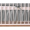 Mantovana per Lettino e Culla 70x140cm Antracite Cuori