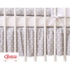 Mantovana perLettino e Culla 70x140cm Grigio Pois Bianchi Cuori
