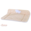 Materassino per Cambio Pannolino Beige Pois Bianchi Cuori