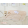 Materassino per Cambio Pannolino Beige Pois Bianchi Cuori