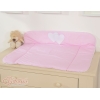 Materassino Soffice Rosa a Strisce Cuori